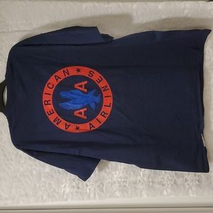 Legacy American Airlines logo navy short sleeve graphic tee NWOT 2XL
